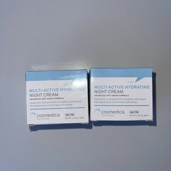 COSMEDICA Multi-Active Hydrating Night Cream,  LOT OF 2  EXP. 12/2022 - Picture 2 of 9